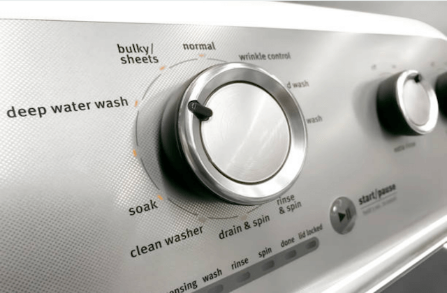 washer dryer controls